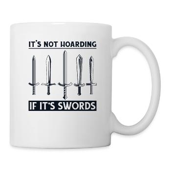 It's Not Hoarding If It's Sword LARPing Armor - Mug - white - Right