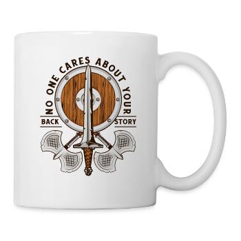 Personne ne se soucie de votre histoire Armes de GN - Mug blanc - blanc - Droite