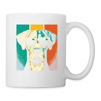 Vintage Dalmatian Dog Sunglasses Dogs Dal - Mug - white - Right