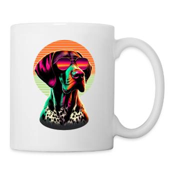 Sunset Sunglasses German Shorthaired Pointer GSP - Mug - white - Right