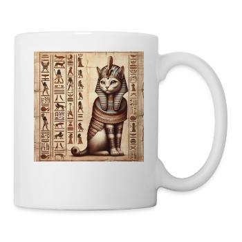 Pharaoh Papyrus Scroll Retro Desert - Mug - white - Right