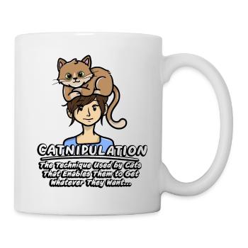 Catnipulation Technique Of Kitten Lover Cute Cat - Mug - white - Right