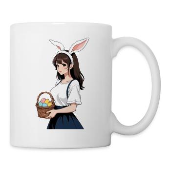 Anime Ostern Kawaii Osterhase Manga Mädchen Otaku - Tasse - Weiß - Rechts