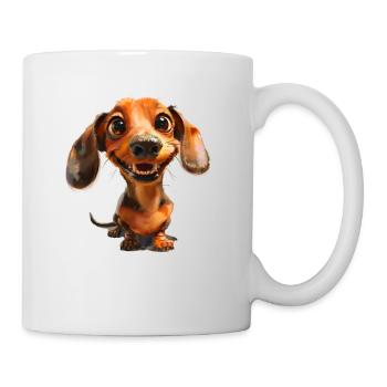 Funny German Boxer T for dog owner dog walk - Mug - white - Right
