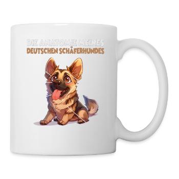 German Shepherd Dog Owner T Anatomy Walk - Mug - white - Right