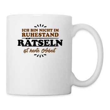 Retirement Pensioner Pensioner Puzzles - Mug - white - Right