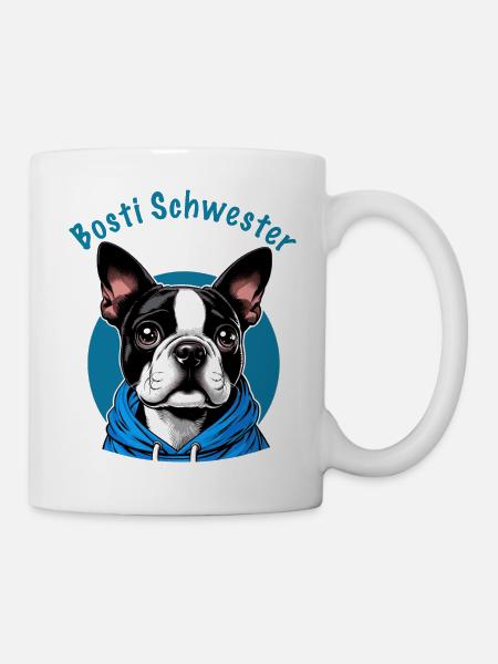 Bosti Schwester - Tasse - Weiß