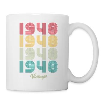 76 Jahre alter Jahrgang 1948 Limitierte Auflage 76. - Tasse - Weiß - Rechts