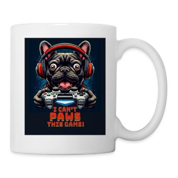 Franse Bulldog gamer shirt French Bulldog - Mug - white - Right