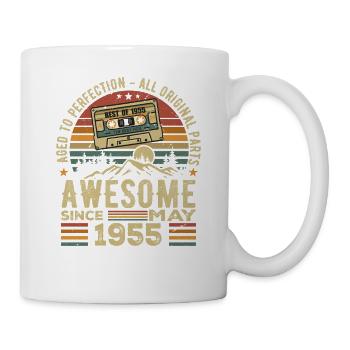 May 1955 Birthday May 1955 Retro Gift - Mug - white - Right