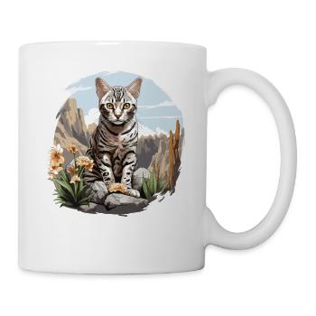 Egyptian Mau Kätzchen Katze Ägyptische Mau - Tasse - Weiß - Rechts