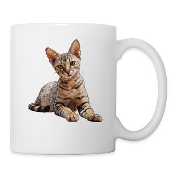 Egyptian Mau Kätzchen Katze Ägyptische Mau - Tasse - Weiß - Rechts