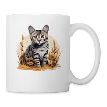 Egyptian Mau Kätzchen Katze Ägyptische Mau - Tasse - Weiß - Rechts
