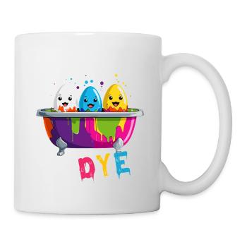 Easter Saying Colors Artist Egg Funny Colorful - Mug - white - Right