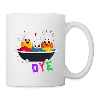Egg Colors Humor Colorful Artist Funny Easter - Mug - white - Right