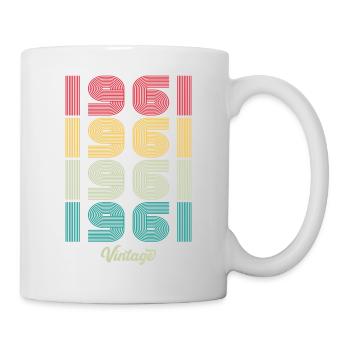 63 Years Old Vintage 1961 Limited Edition 63rd - Mug - white - Right