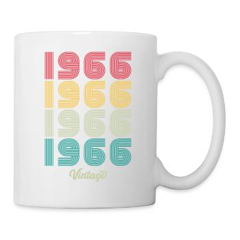 58 Jahre alter Jahrgang 1966 Limitierte Auflage 58. - Tasse - Weiß - Rechts
