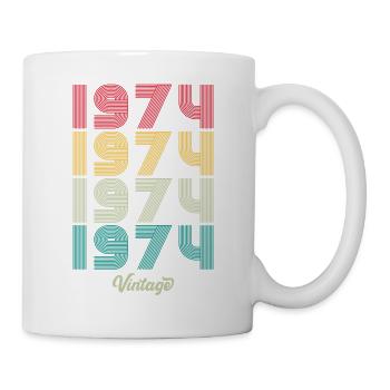 50 Years Old Vintage 1974 Limited Edition 50th - Mug - white - Right