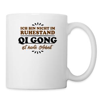 Retraité Retraité Qi-Gong - Mug blanc - blanc - Droite
