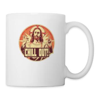 Religion Jésus-Christ Sauveur, Détendez-vous - Mug blanc - blanc - Droite