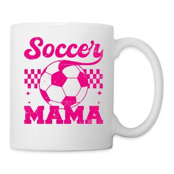 Football Maman Détresse Fête des Mères Maman - Mug blanc - blanc - Droite