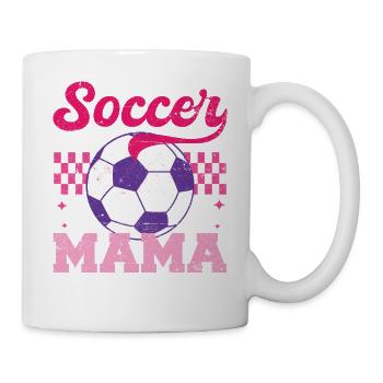 Football Maman Détresse Fête des Mères Maman - Mug blanc - blanc - Droite