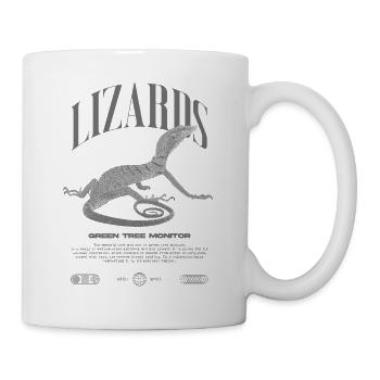 Moniteur d’arbre vert Streetwear gardien de lézard - Mug blanc - blanc - Droite
