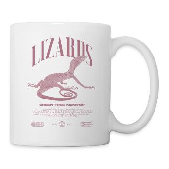 Moniteur d’arbre vert Streetwear gardien de lézard - Mug blanc - blanc - Droite