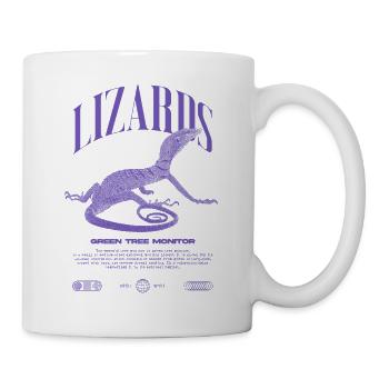 Moniteur d’arbre vert Streetwear gardien de lézard - Mug blanc - blanc - Droite