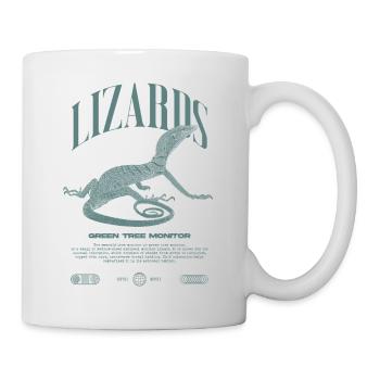 Moniteur d’arbre vert Streetwear gardien de lézard - Mug blanc - blanc - Droite