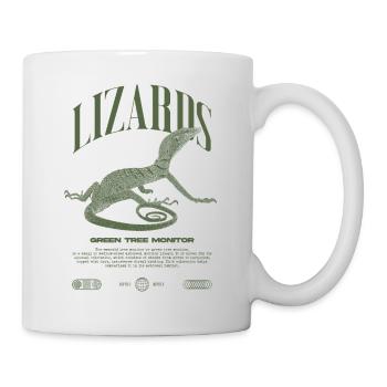 Moniteur d’arbre vert Streetwear gardien de lézard - Mug blanc - blanc - Droite