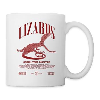 Moniteur d’arbre vert Streetwear gardien de lézard - Mug blanc - blanc - Droite
