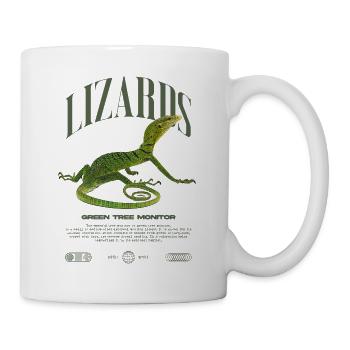 Moniteur d’arbre vert Streetwear gardien de lézard - Mug blanc - blanc - Droite