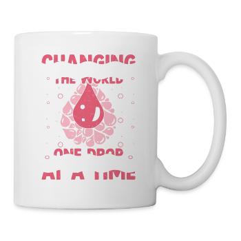 Changing The World One Drop At A Time Natural Esse - Mug - white - Right