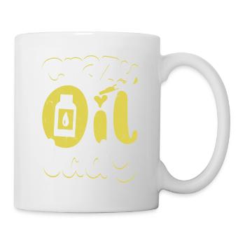Crazy Oil Lady Huile Essentielle Guérison Naturelle - Mug blanc - blanc - Droite