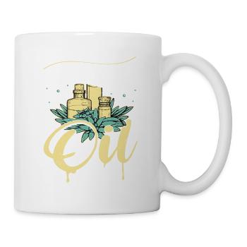 Crazy Oil Lady Natural Healing Essential Oil - Mug - white - Right