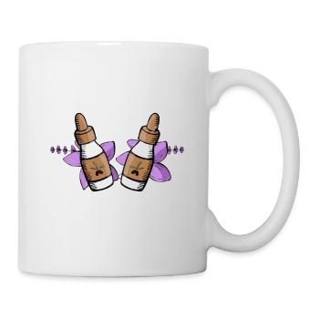 Les huiles essentielles rendent tout meilleur remède naturel - Mug blanc - blanc - Droite