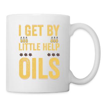 I Get By With A Little Help From Oils Essential Oi - Mug - white - Right