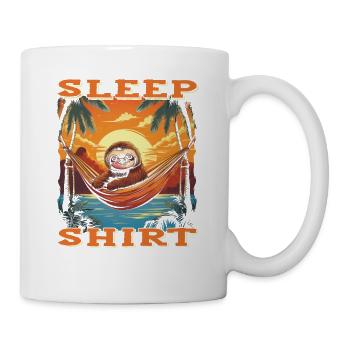 Relax with our "sleep sloth" design - Mug - white - Right