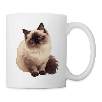 Himalayan Cat Colourpoint Katze - Mug - white - Right