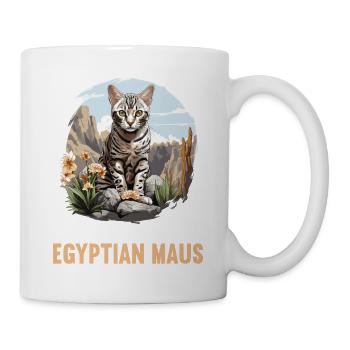 Egyptian Mau Kätzchen Katze Ägyptische Mau - Tasse - Weiß - Rechts