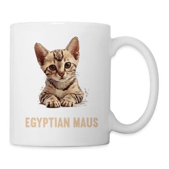 Egyptian Mau Kätzchen Katze Ägyptische Mau - Tasse - Weiß - Rechts