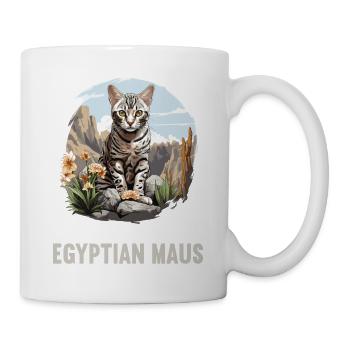 Egyptian Mau Kätzchen Katze Ägyptische Mau - Tasse - Weiß - Rechts
