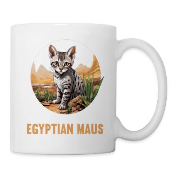 Mau égyptien Chaton Chat égyptien Mau - Mug blanc - blanc - Droite