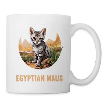 Mau égyptien Chaton Chat égyptien Mau - Mug blanc - blanc - Droite