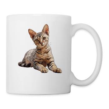 Egyptian Mau Kätzchen Katze Ägyptische Mau - Tasse - Weiß - Rechts