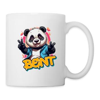 BENT - Handsome boy name with cool panda - Mug - white - Right