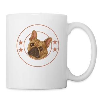 Meilleur Papa De Chien Jamais Bouledogue Français Frenchie - Mug blanc - blanc - Droite