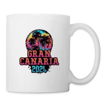 Gran Canaria 2024 Team Palm Trees Multicolored - Mug - white - Right