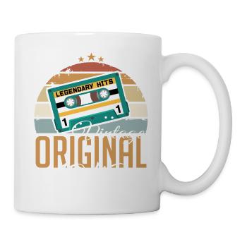 Jahrgang 1942 geboren Original 1942 Geburtstag - Tasse - Weiß - Rechts